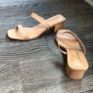Lulus Tan Block Heel Sandals